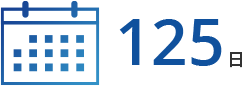 年間休日 125日